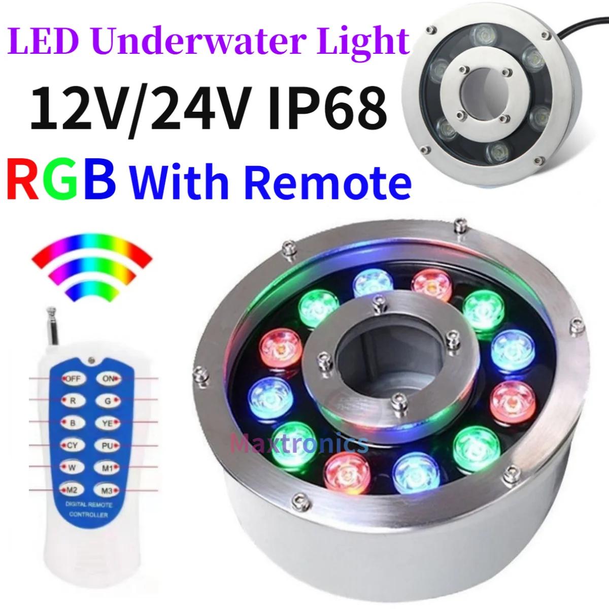   RGB LED  ,   ƮƮ, м  , IP68 , 12V, 24V